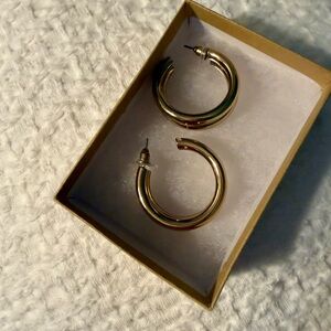 Classic Gold Hoop Earrings